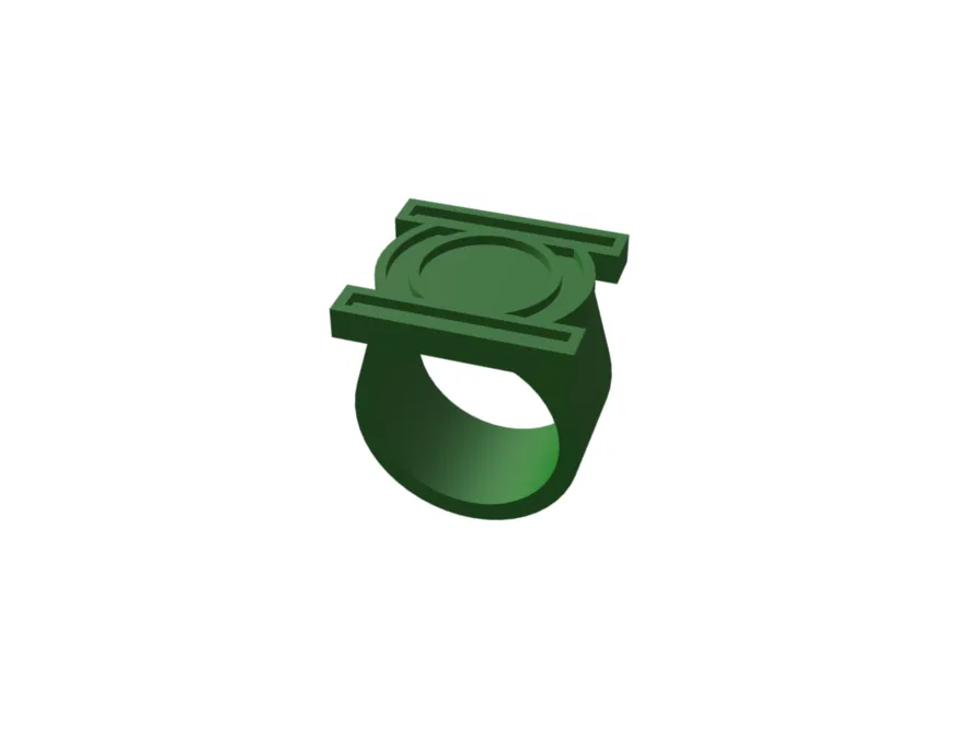 Green Lantern Ring #8 - Free 3D Print Model - MakerWorld