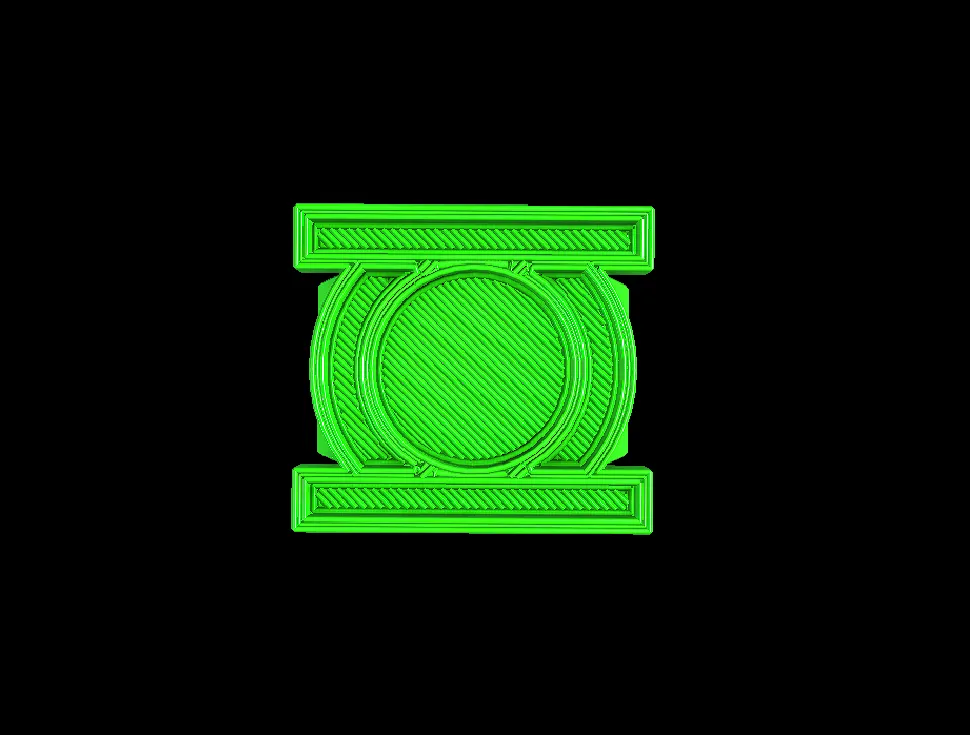 Green Lantern Ring #8 - Free 3D Print Model - MakerWorld