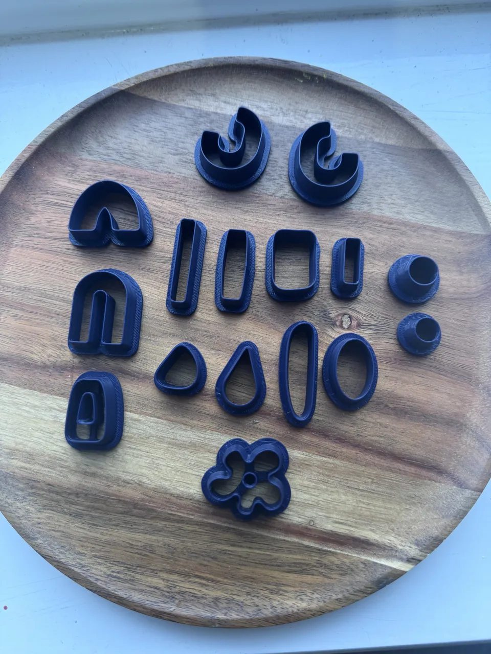 polymer clay earring cutters set of 16 view 2