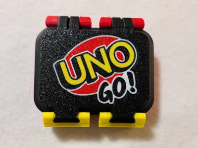 Uno Go! card box v3 single and double deck boxes