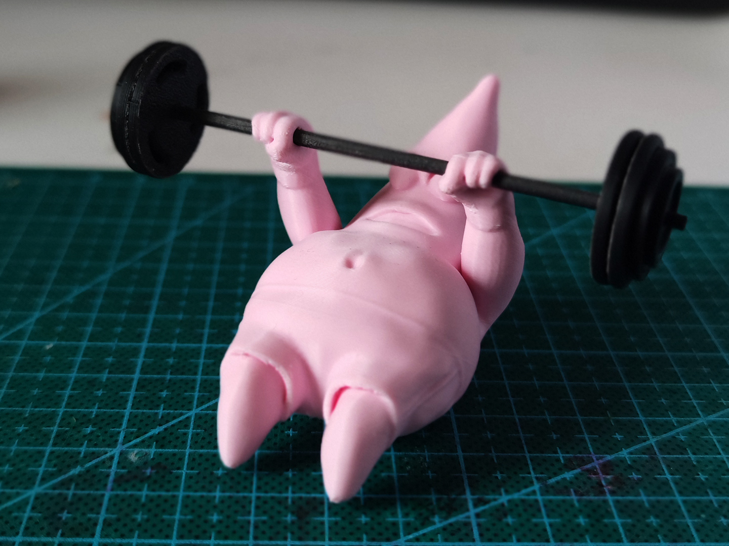 Miniatura 1 do modelo 3D 派大星 海绵宝宝 健身