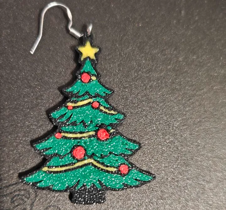Pendientes Árbol de Navidad