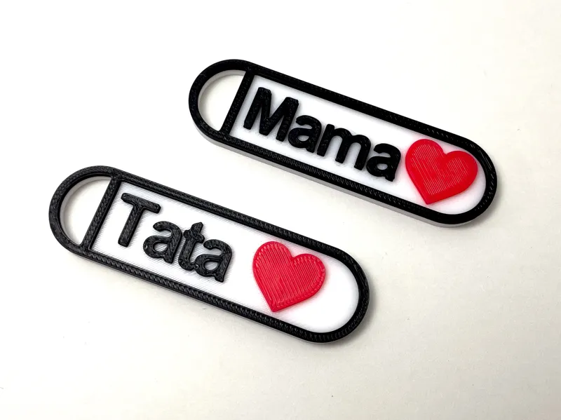 Brelok Mama Tata <3 PL
