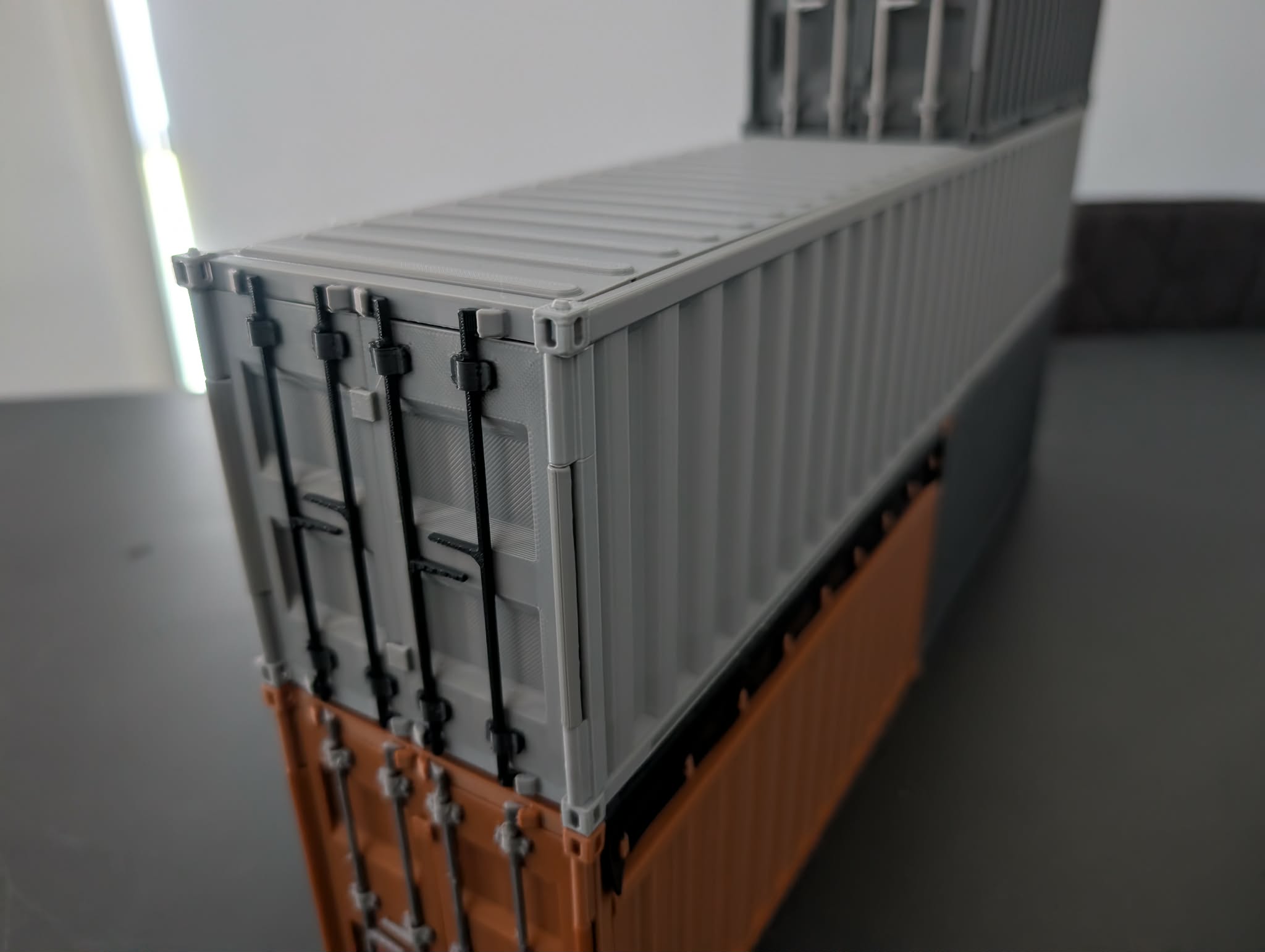 Miniatura 3 do modelo 3D stackable shipping container