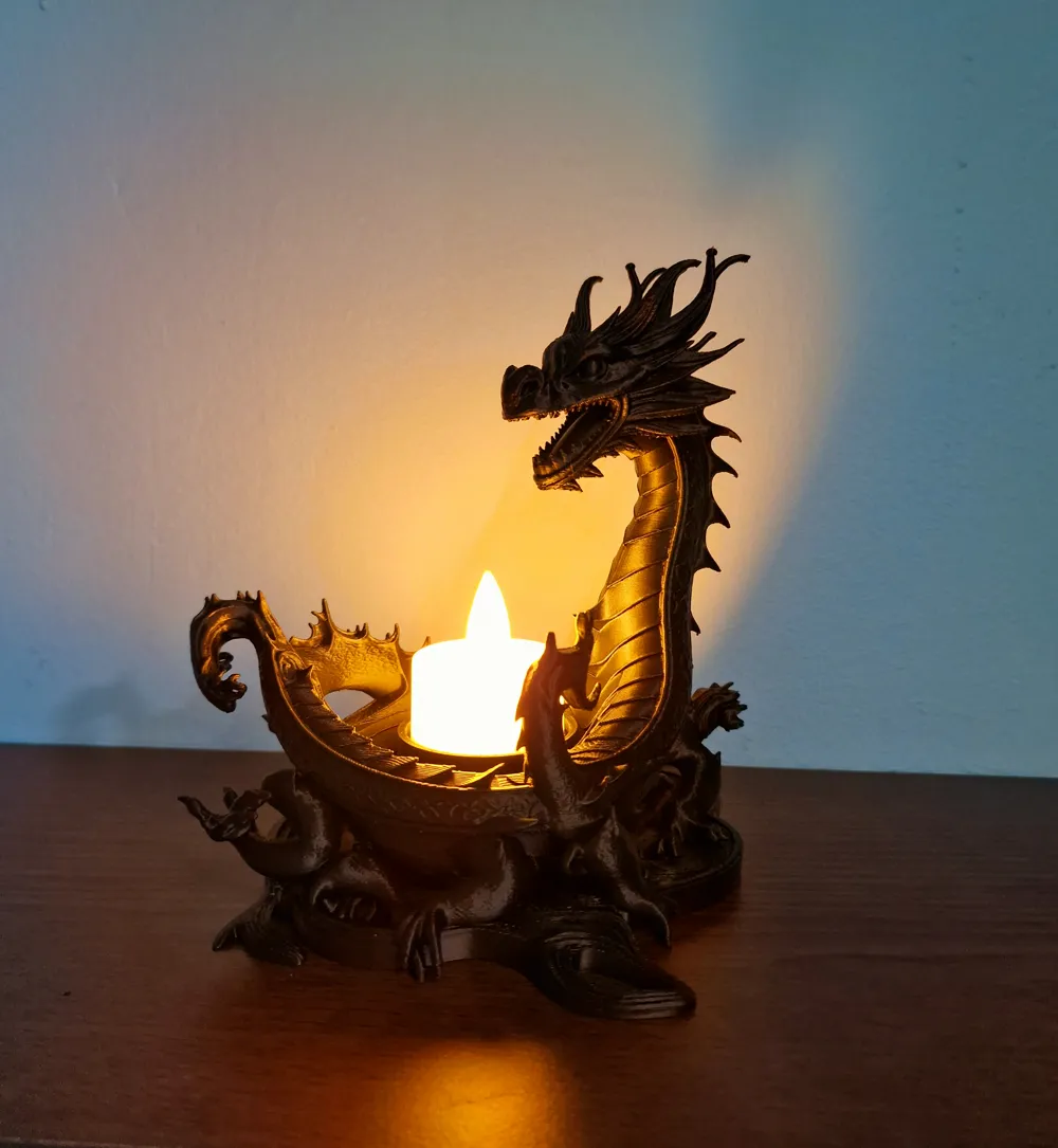 Dragon Lamp - Free 3D Print Model - MakerWorld