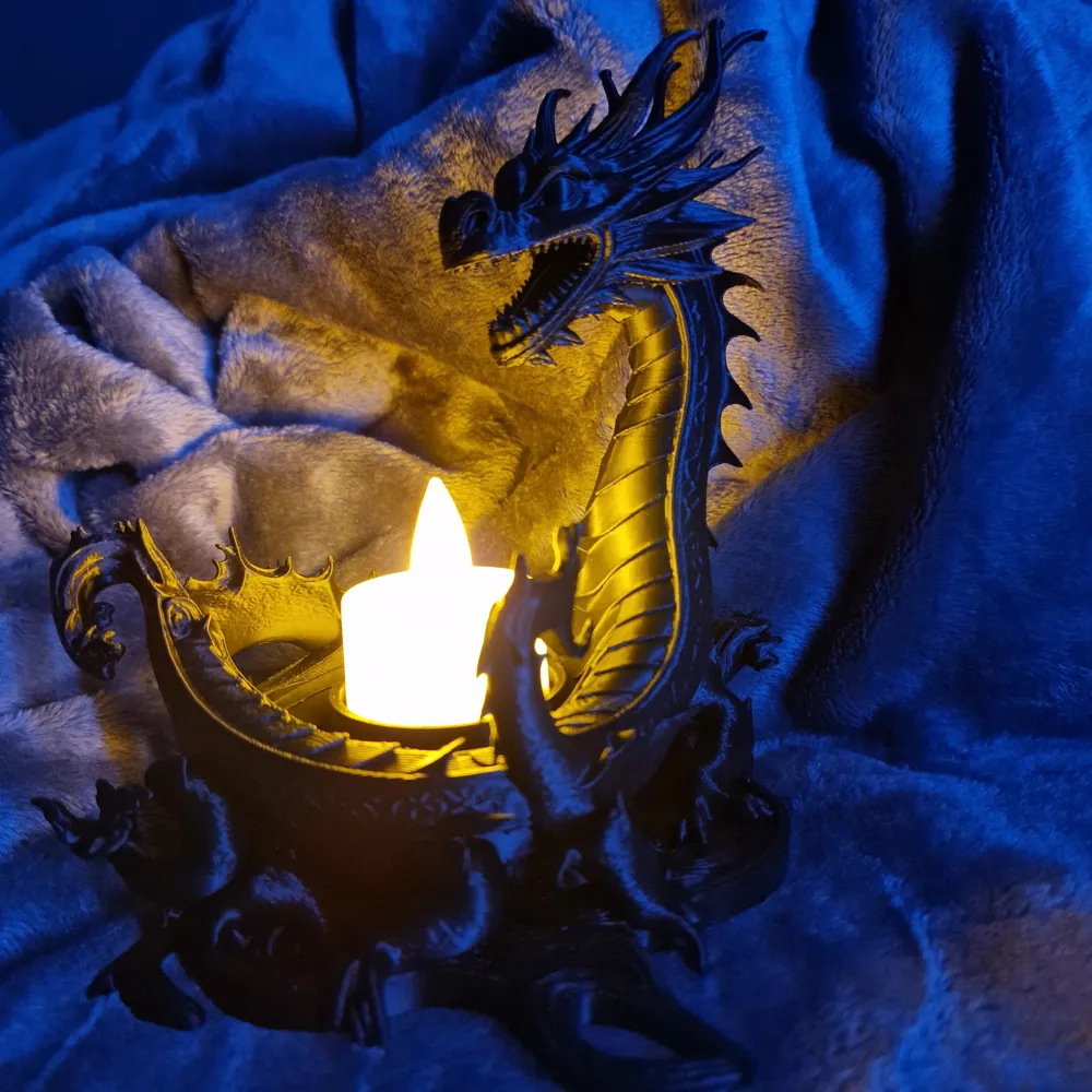 Dragon Lamp - Free 3D Print Model - MakerWorld