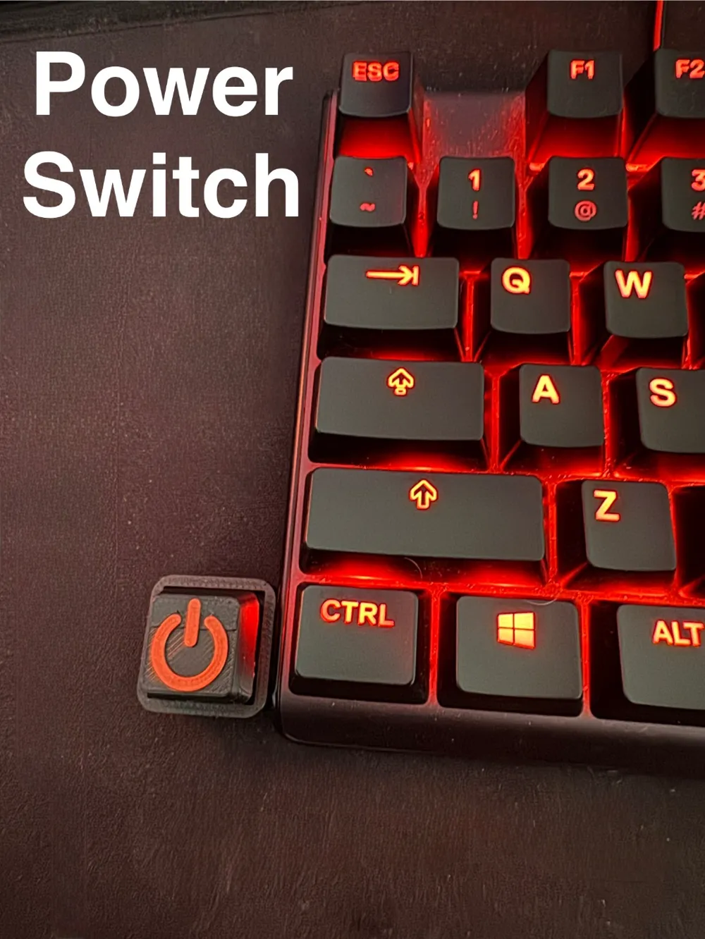 Keyboard Switch Computer Power Button by 3DDesigner - MakerWorld