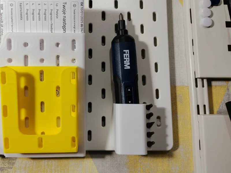 Skadis Holder for Mini Electric Screwdriver