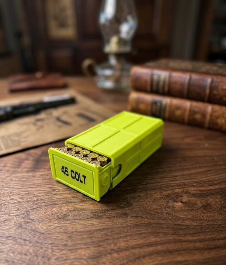 Miniatura 1 do modelo 3D Stackable Ammo Box - 45 Colt- 50RD