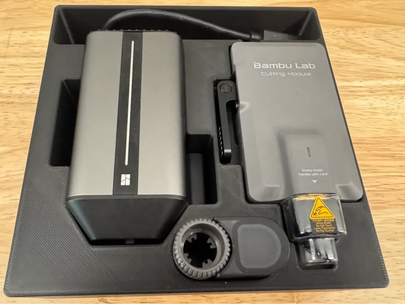 H2D 10w Laser and Cutter holder - Gridfinity 4X4