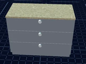 Kitchen drawer prop
