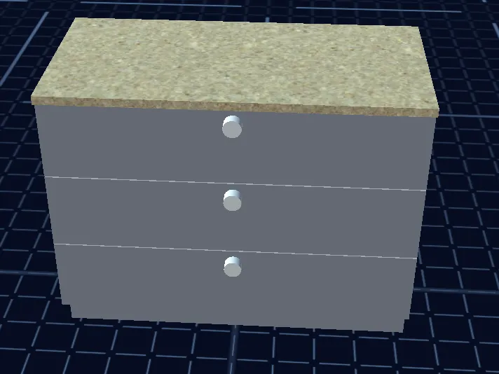 Kitchen drawer prop