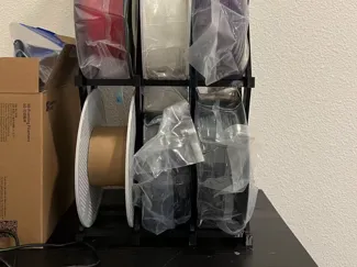 Modular Desktop 3D Printing Filament Holder System