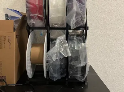 Modular Desktop 3D Printing Filament Holder System