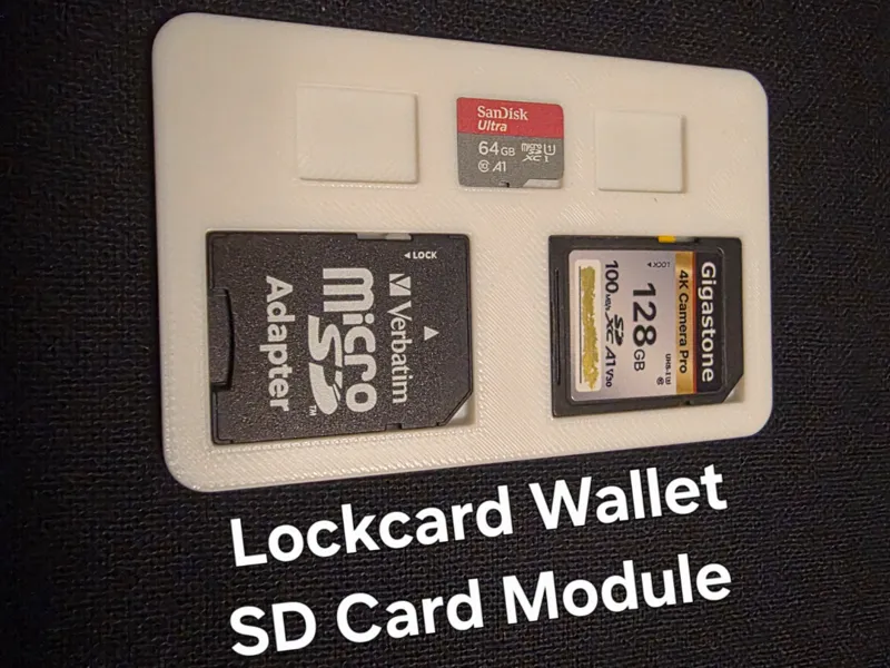 Lockcard Wallet SD Card Module