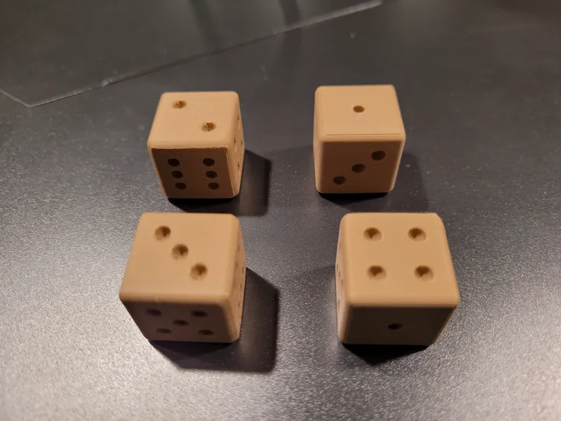 Six sided dice