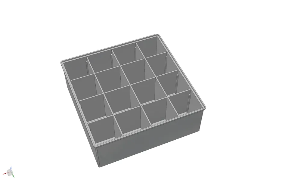 Modular Stackable Divided Storage Box - Free 3D Print Model - MakerWorld