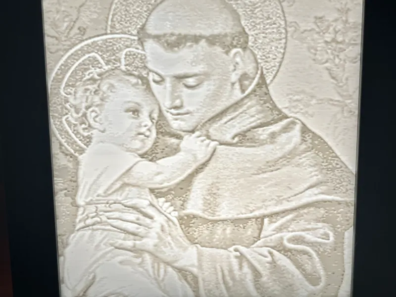 St. Anthony of Padua - 10x10 Lightbox
