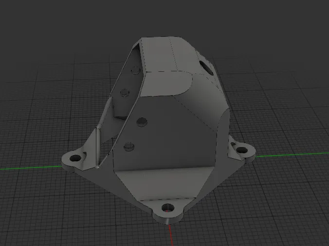 Modified DJI O4L Canopy for toothpicks 