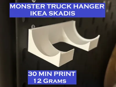 Monster Truck Hanger for Skadis