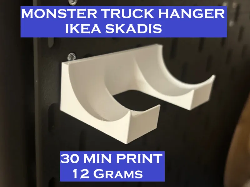 Monster Truck Hanger for Skadis
