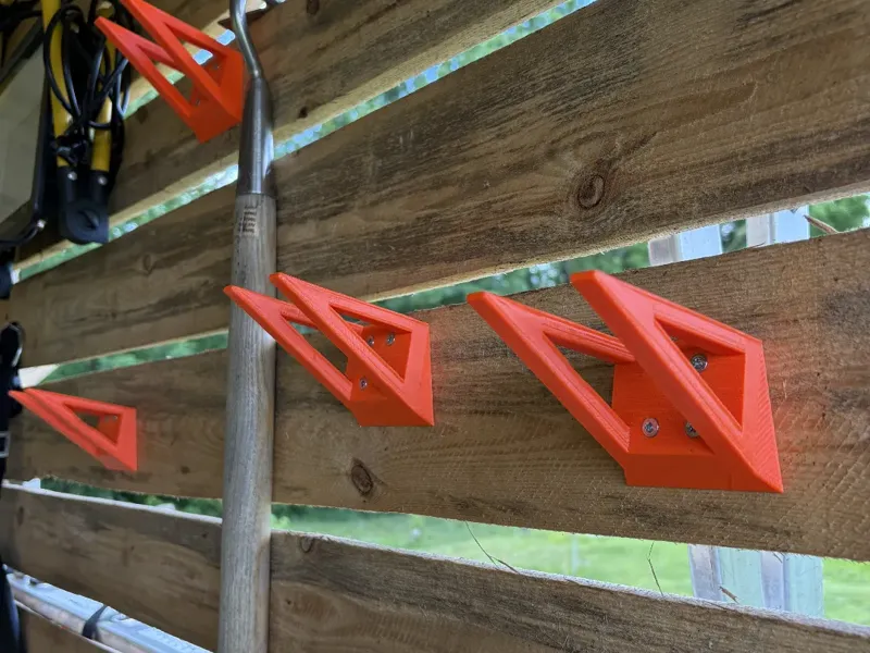 Modular Diamond-Style Garden Tool Holder