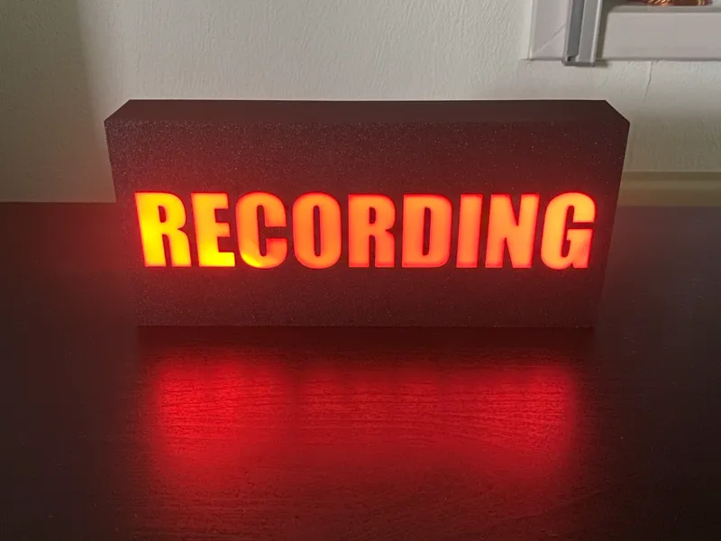 Lightbox recording