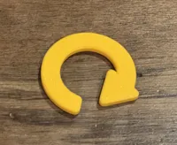 Smaller size, 50% infill, ironing top surface