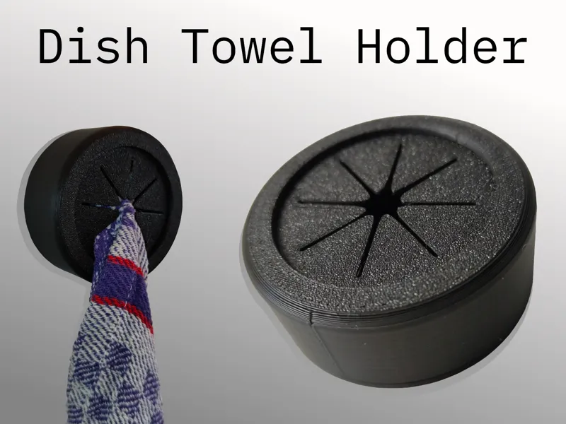 Dish Towel Holder (glue or screw)