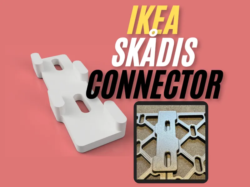 IKEA SKÅDIS Panel Connector – Strong Fit