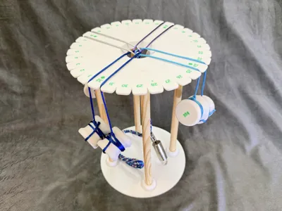 Kumihimo Bracelet/Rope braiding stand - Marudai