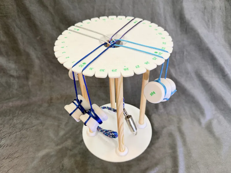 Kumihimo Bracelet/Rope braiding stand - Marudai