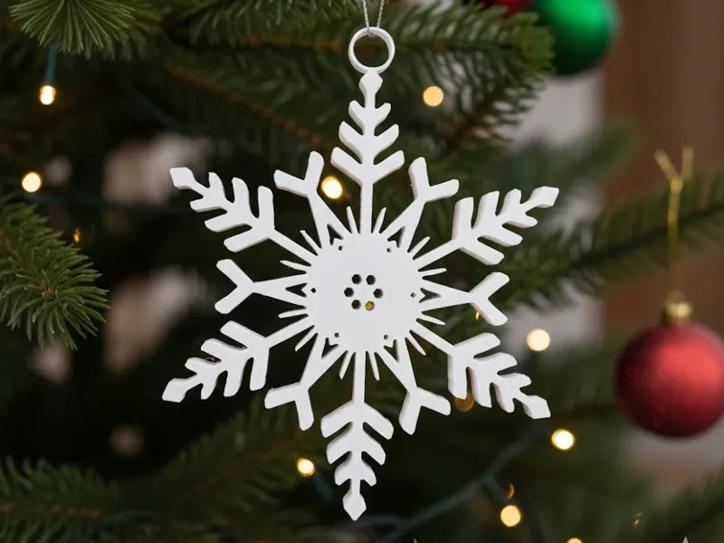 Snowflake bauble