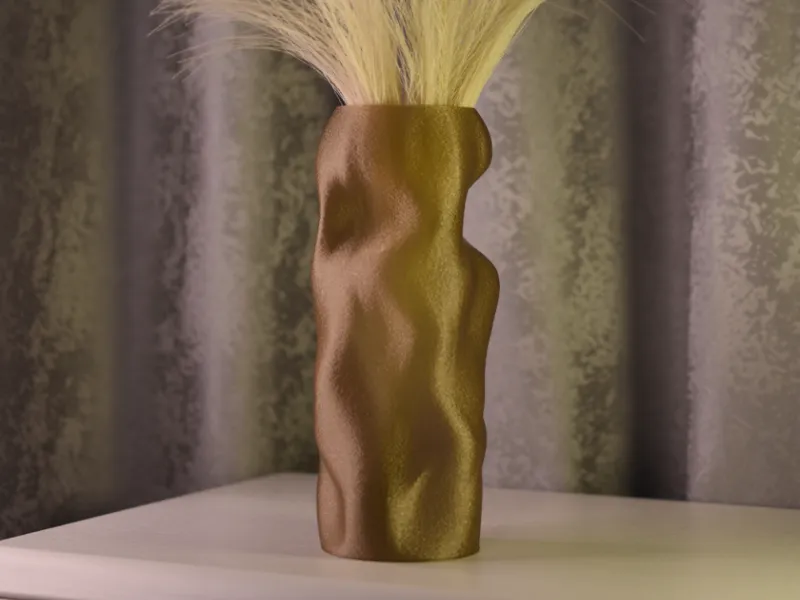 Crumpled Texture Vase