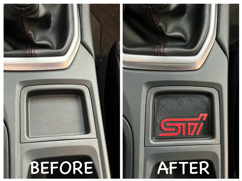 VB WRX 2022+ Change/Coin Holder Insert STI