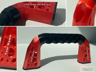 Big air kiteboarding handle