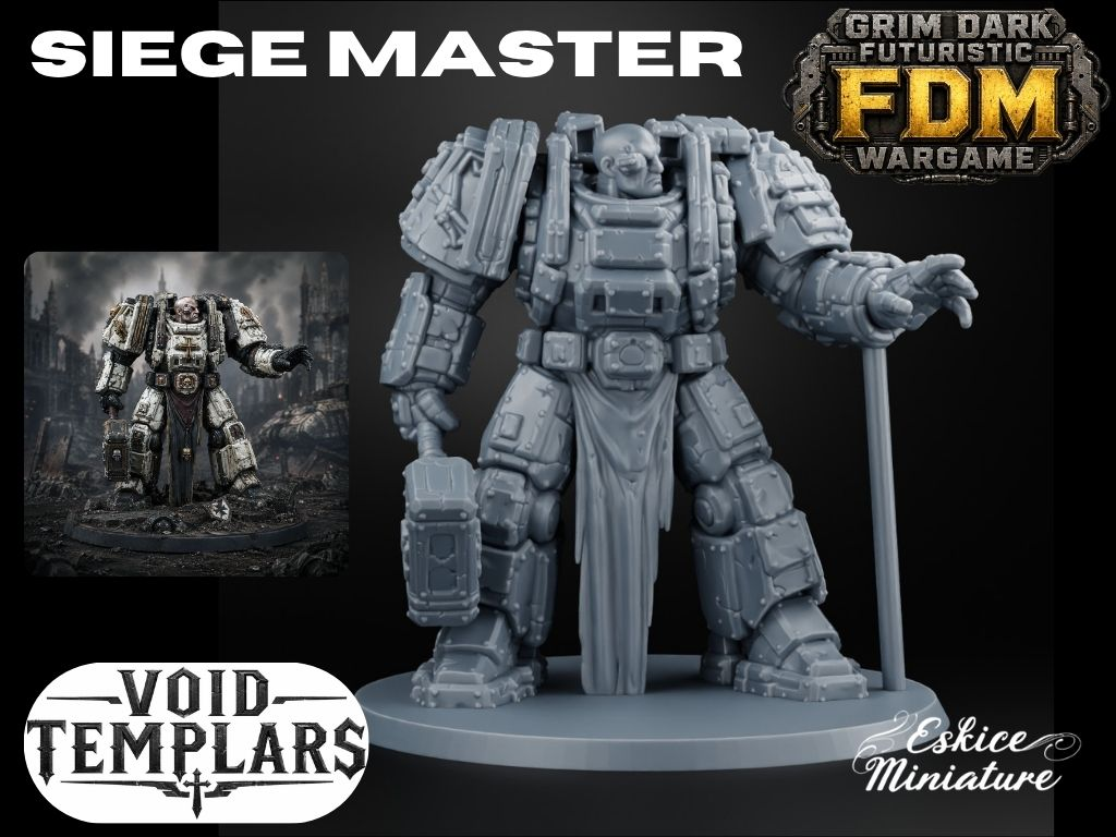 Siege Master Void Templar - 32mm grimdark wargame