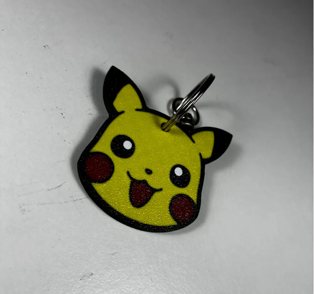 Pikachu Modelo chaveiro Pikachu - Modelo gratuito para impressão 3D - MakerWorld