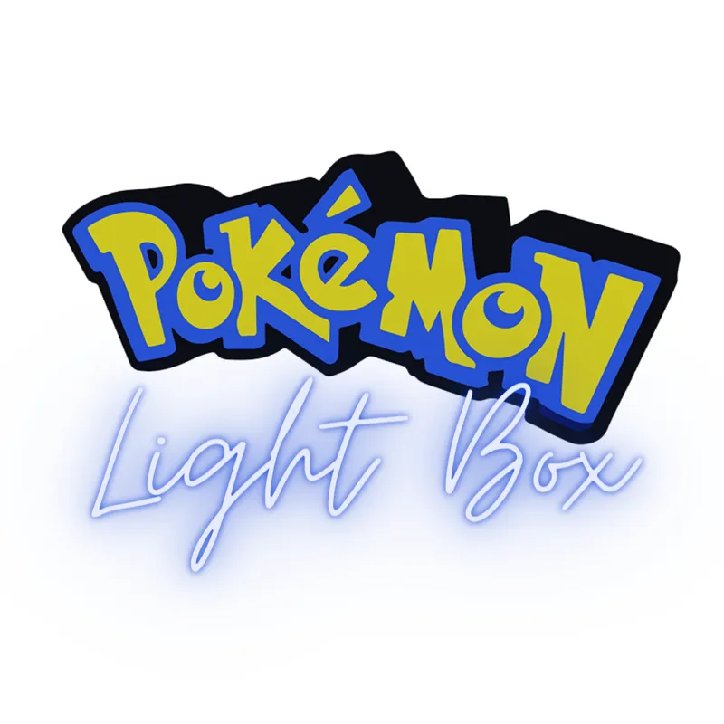 Pokemon Logo Light Box