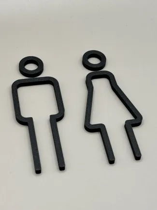 Toilet Door Sign
