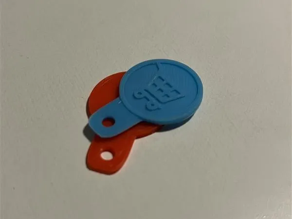 Shopping cart coin/chip