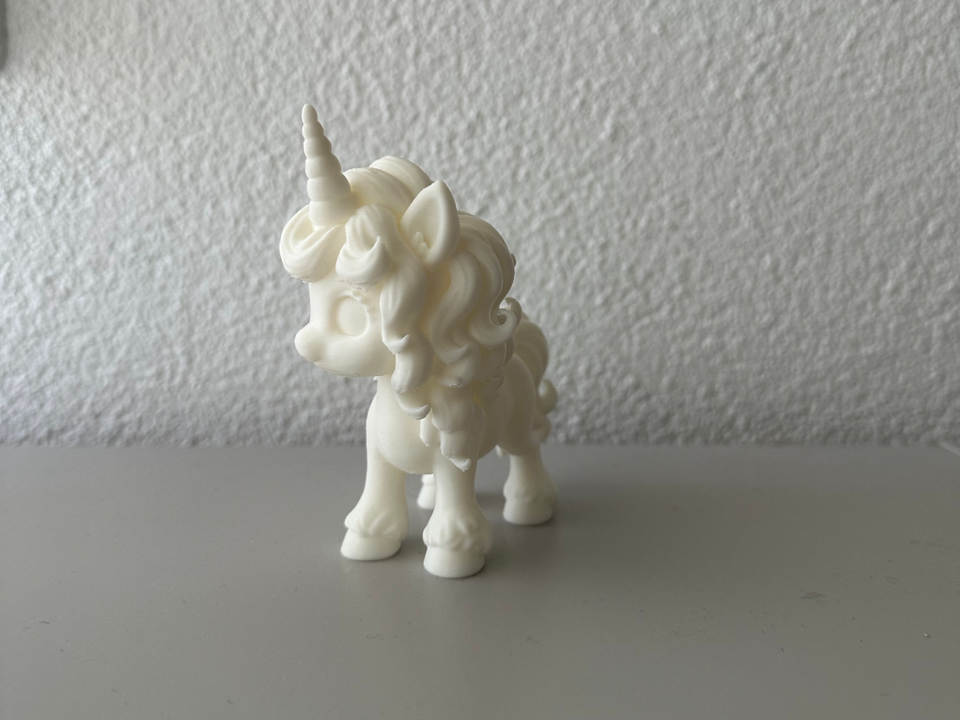 Chibi Unicorn Figurine - Paintable Gift for Kids
