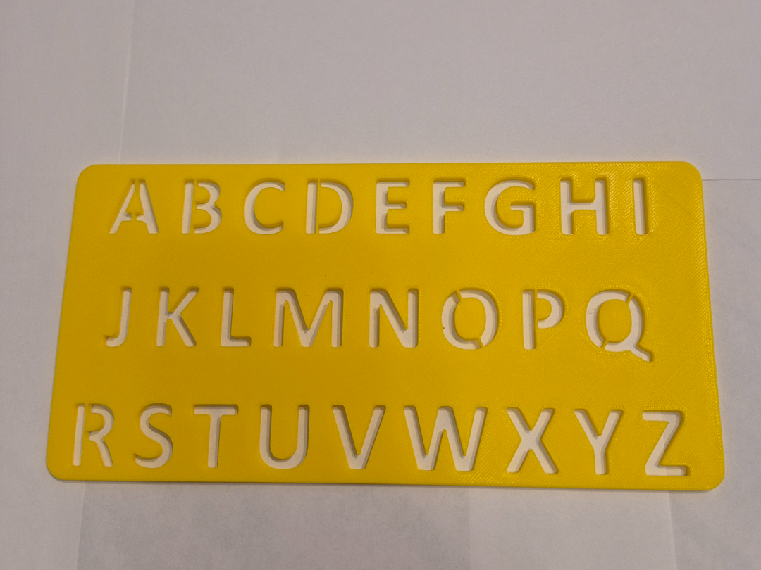 Alphabet Stencil