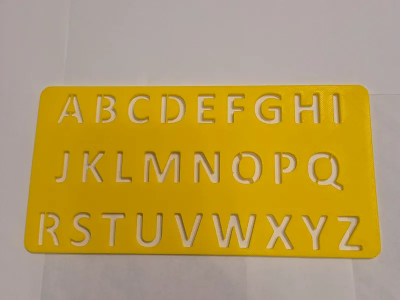 Alphabet Stencil