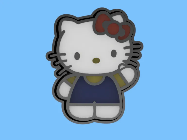 Hello Kitty Fidget Clicker - single switch