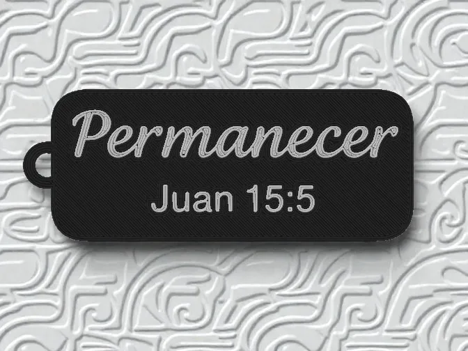 Llavero Permanecer - Juan 15:5