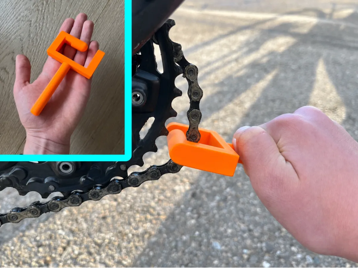 Bicycle Chain Threader (low Filament) - Free 3D Print Model - MakerWorld
