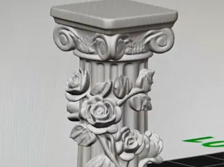 玫瑰花罗马柱