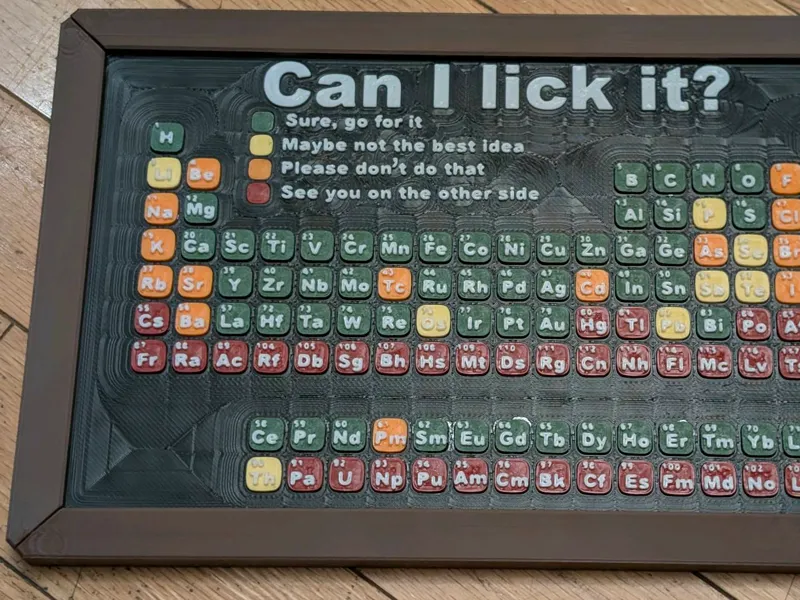 Lickable Frame