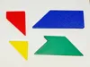 Four separate color plates plus base, five plates total